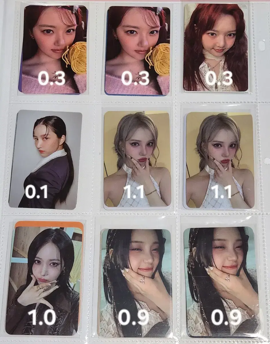 Viviz, Yerin, gfriend sells photo cards!