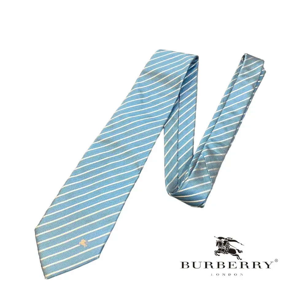 Burberry Black Belly Stripe Tie