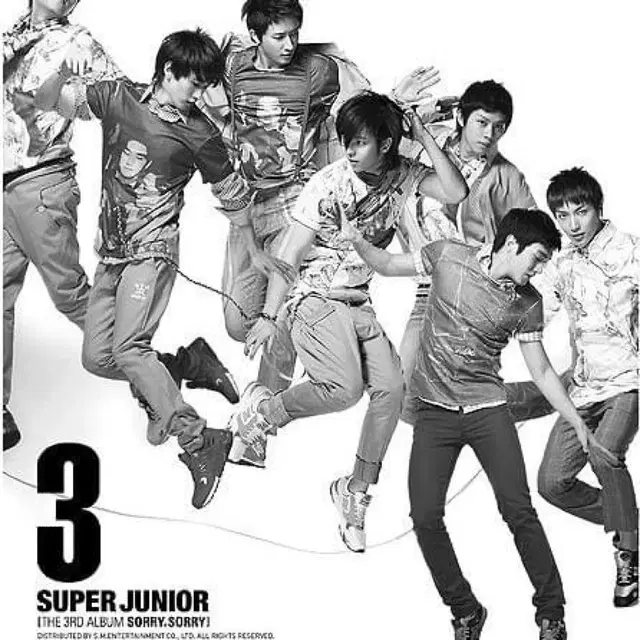 슈퍼주니어 3집 Sorry 앨범 시디 CD 슈퍼 주니어