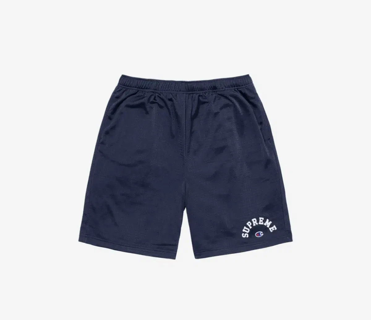 Supreme x Champion Mesh Shorts Navy - 24SS (Size XL)