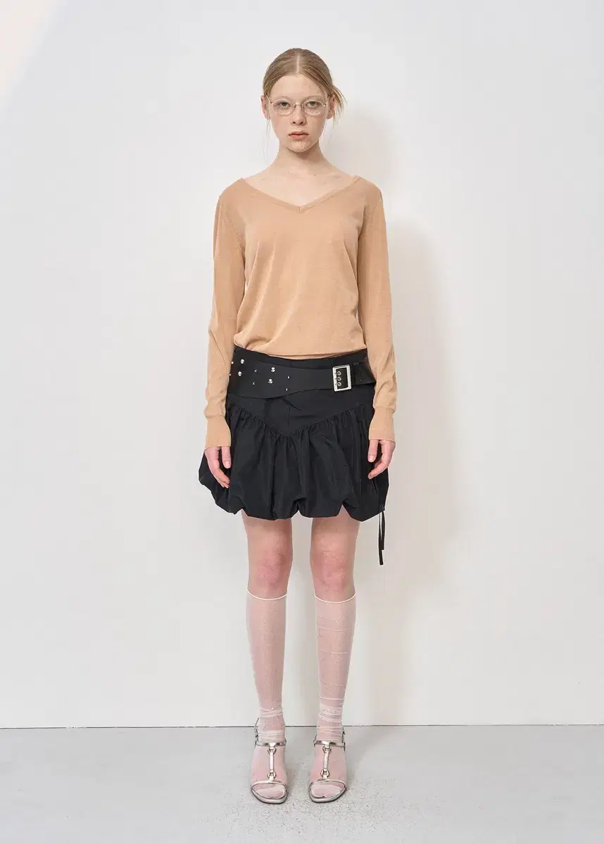 Lcdc 엘씨디씨 VOLUME MINI SKIRT (BLACK)