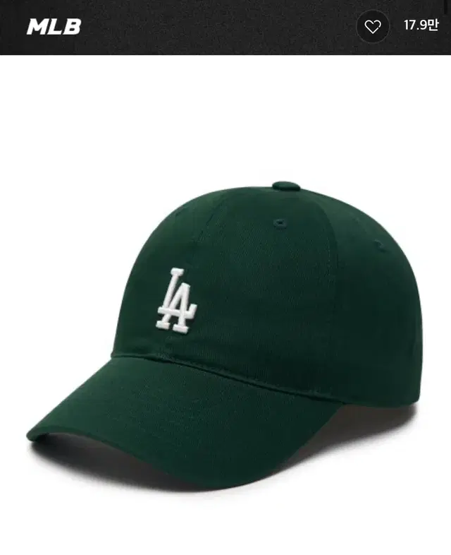 MLB 루키 언스트럭쳐 볼캡 LA (GREEN)