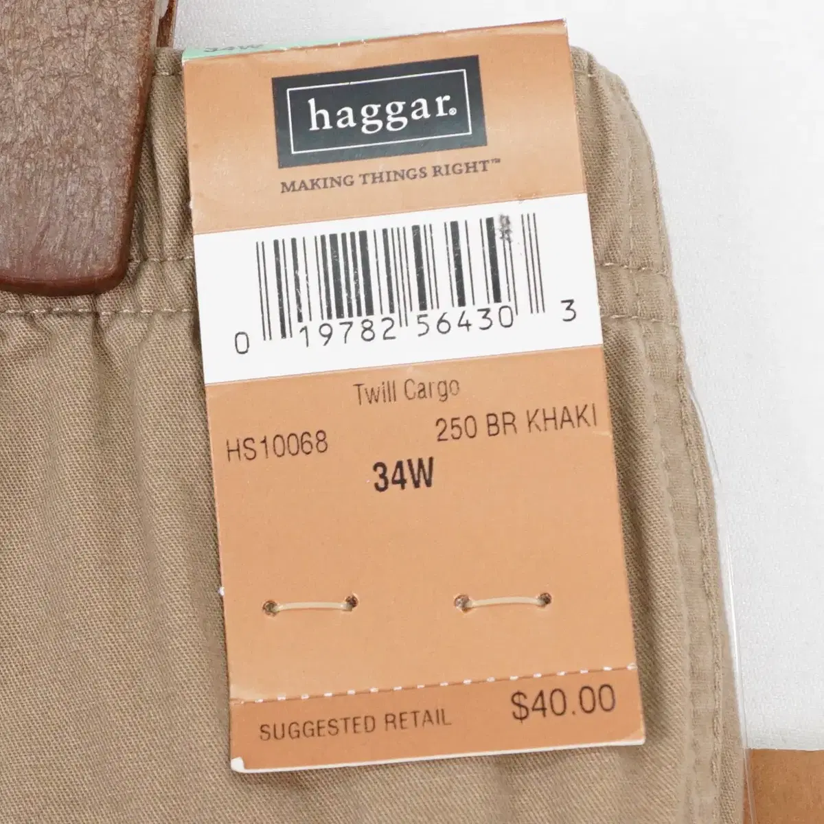 Haggar 남성 수입판 새상품 카고 반바지 33-35