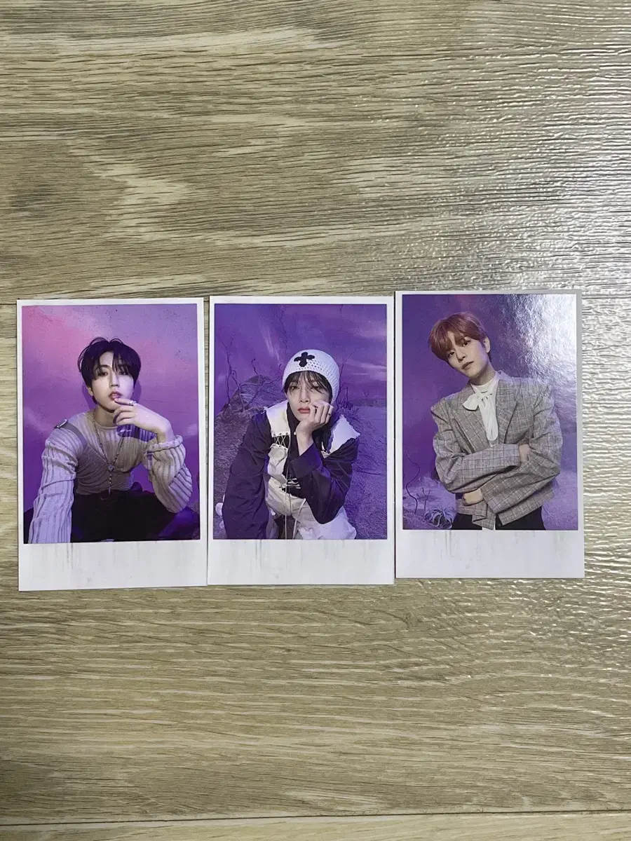 Skz polaroid photocard