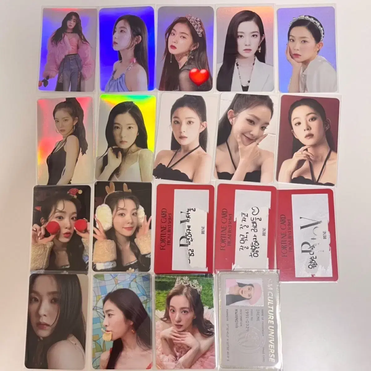 (bulk or individual)red velvet irene holka photocard wts