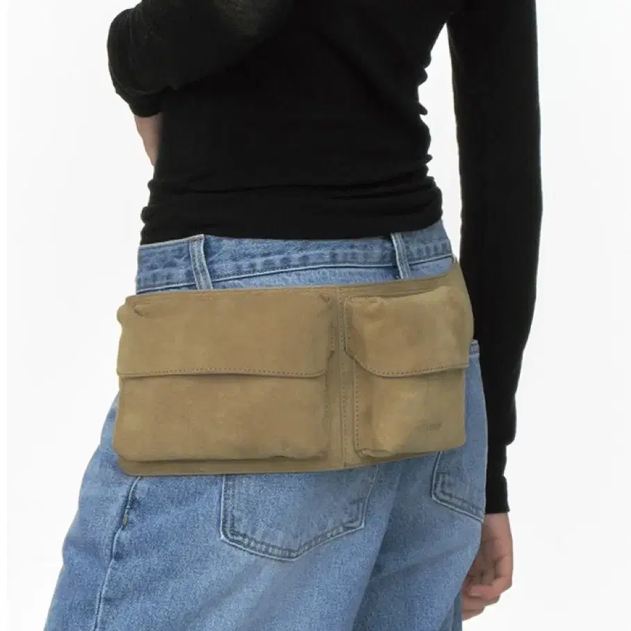 repos suede belt bag