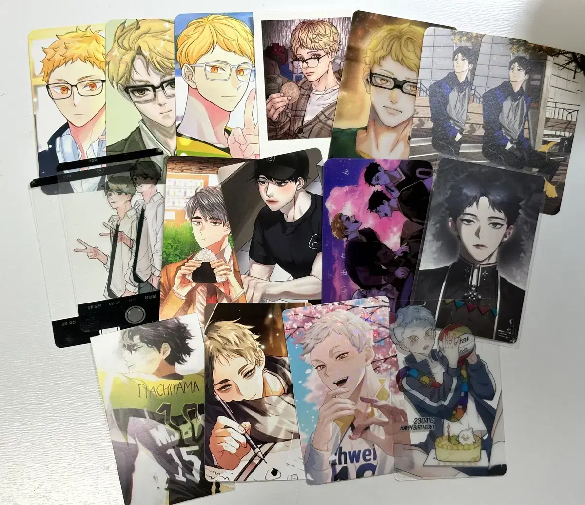 Haikyuu shinka photocard kard bulk sells