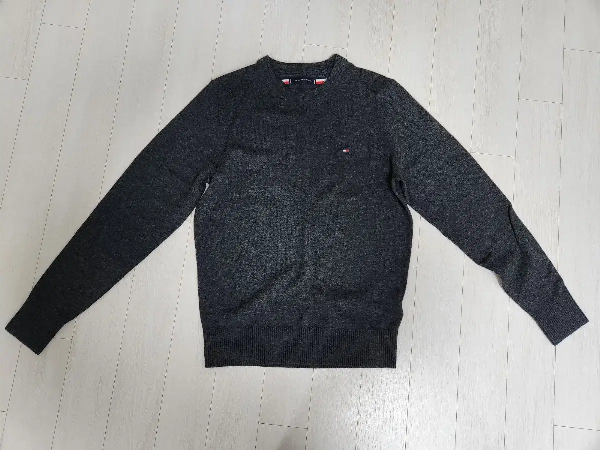 [New] Tommy Hilfiger Grey Grey Lambswool Knit S