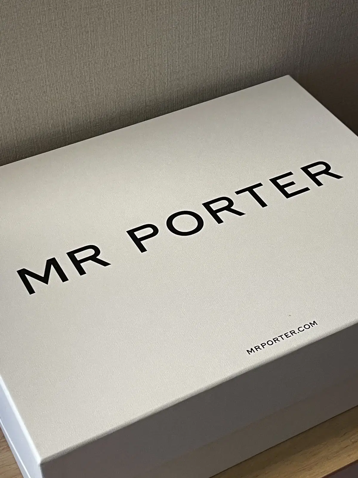 MR Porter 박스&쿠팡 로켓럭셔리 박스