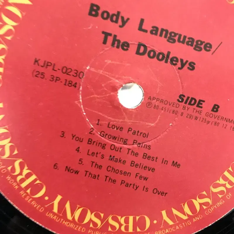 BODY LANGUAGE LP / AA2010