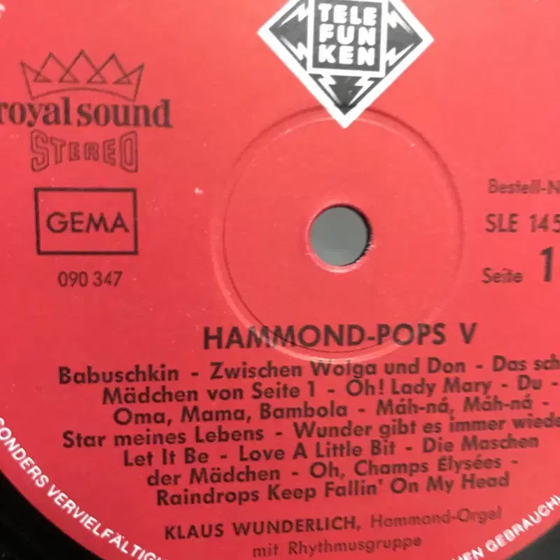 HAMMOND POPS LP / AA2027