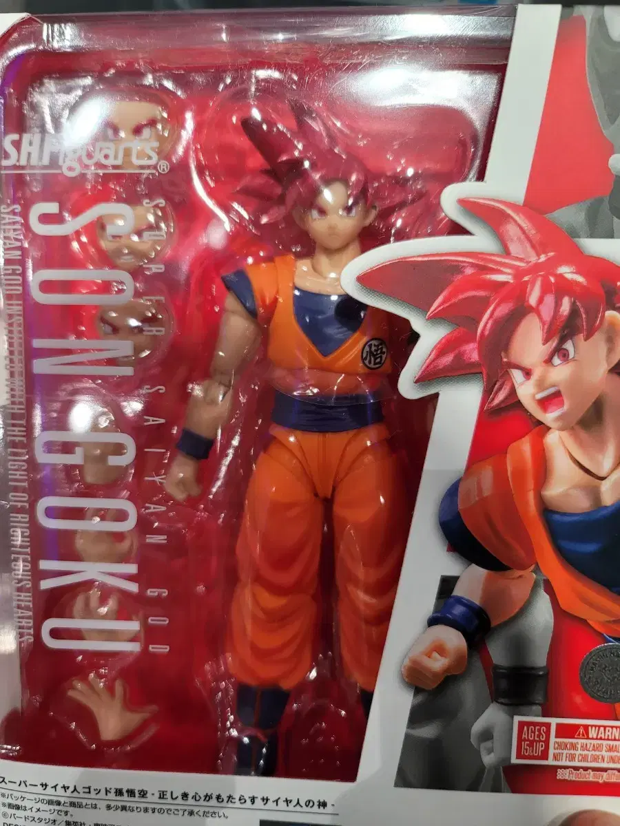 SHF Super Saiyan God Son Goku