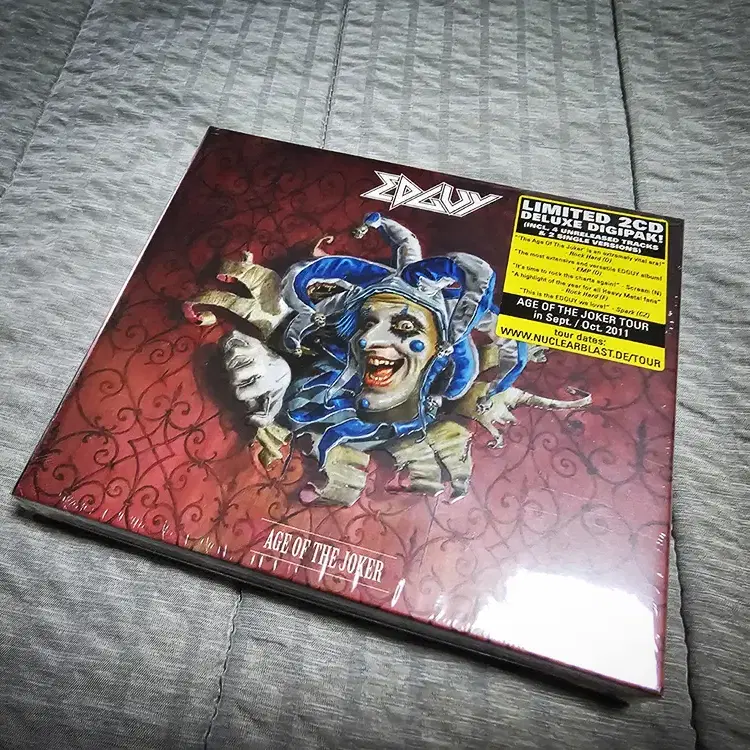 Edguy - Age of Joker 2CD한정판, 수입 신품.