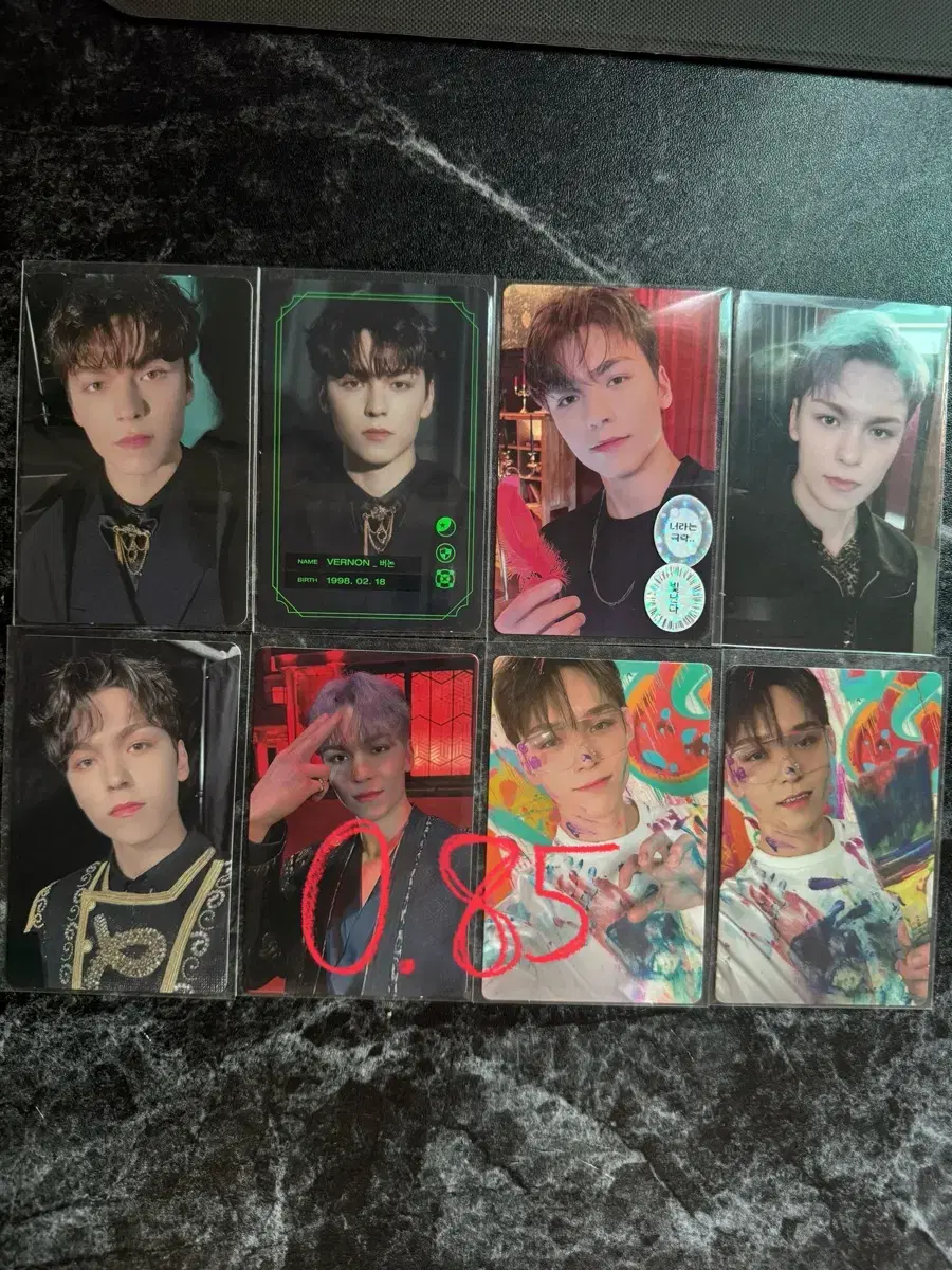 Seventeen vernon Vernon Choi photocard bulk WTS