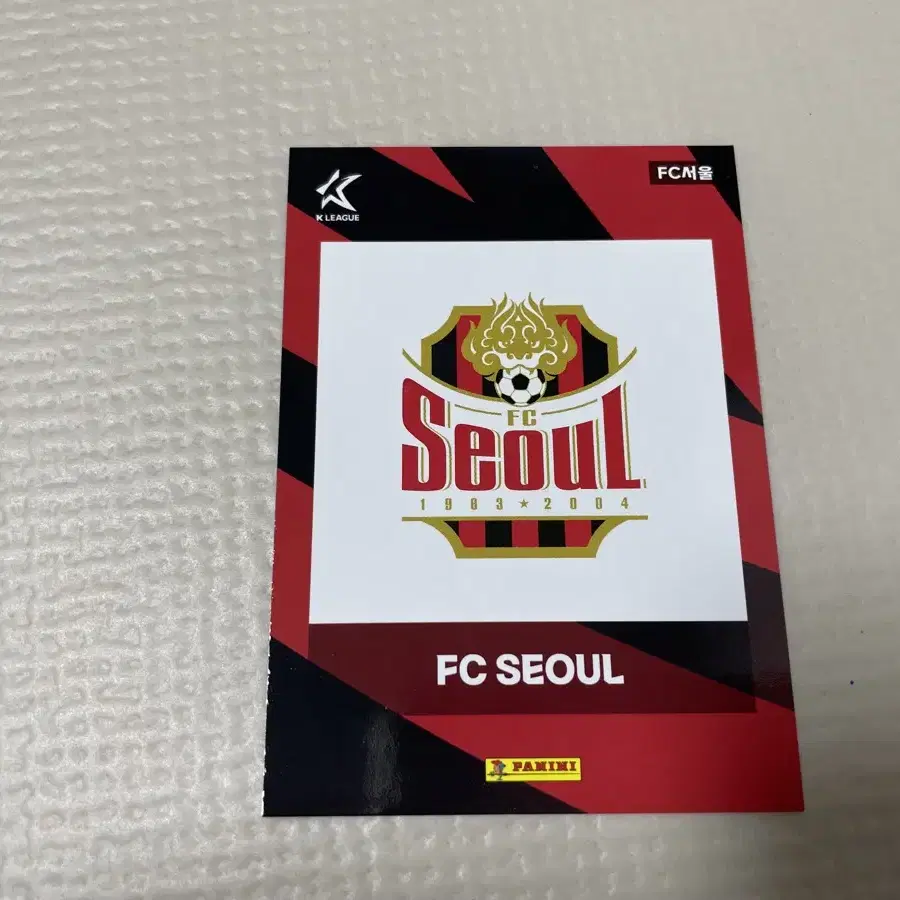 2024 PANINI K리그 FC서울 로고