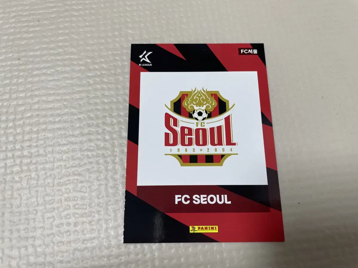 2024 PANINI K리그 FC서울 로고