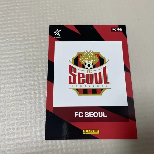 2024 PANINI K리그 FC서울 로고