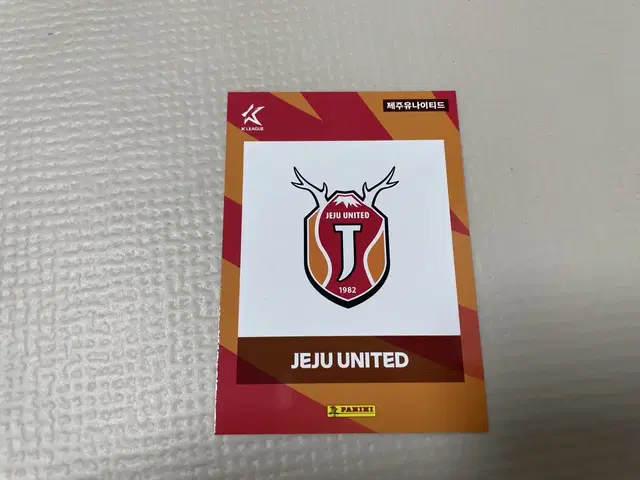 2024 PANINI K리그 제주유나이티드 로고