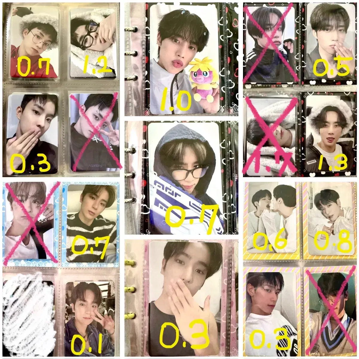 The Boyz hyunjae juyeon q sunwoo photocard unreleased photocard ld Puppy Rabbit Mediheal Squirt Gun