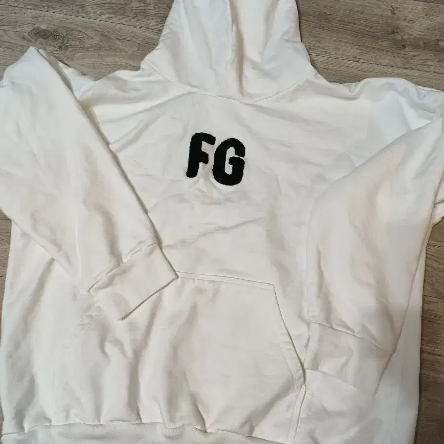 fear of God fog 흰색 정품 후드 후디 M 칸예 웨스트  점퍼