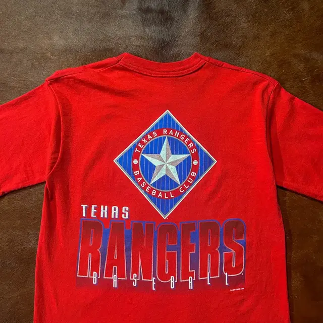 90s NFL Texas Rangers 티셔츠