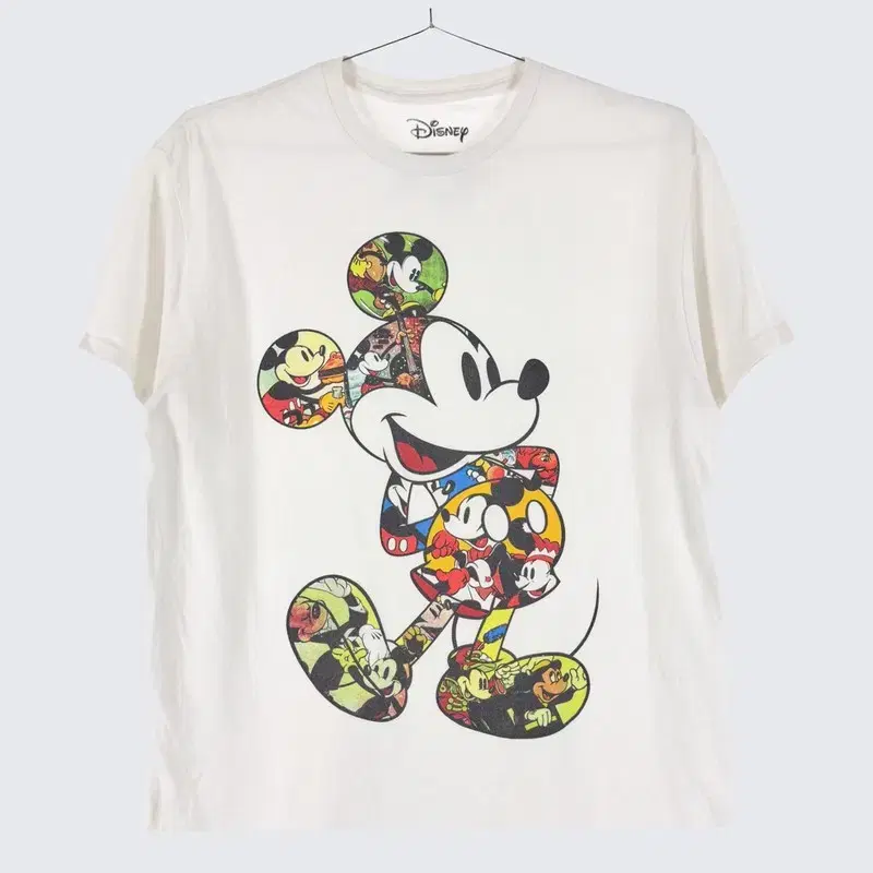 [Disney] Cotton Mickey Mouse Printed Short Sleeve T-Shirt (Men 95) A20563