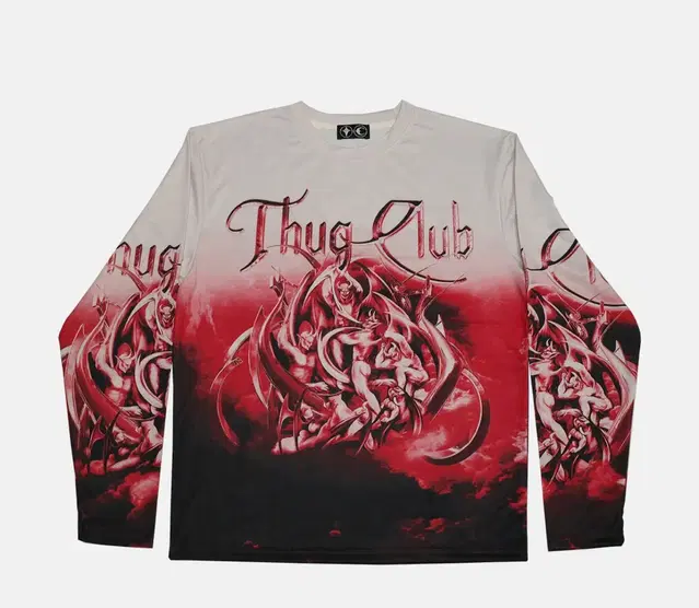 Thug club 떠그클럽 TC JPG Sleeve 악마 롱슬리브 2