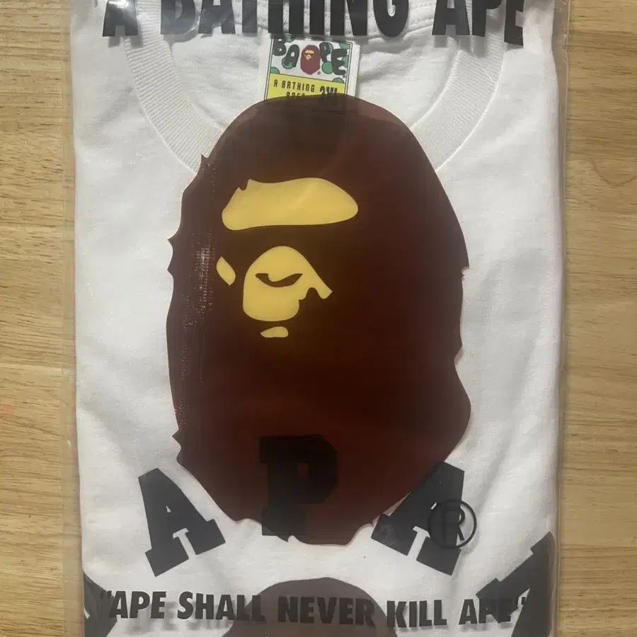 3xl 베이프 bape 컬리지 티셔츠