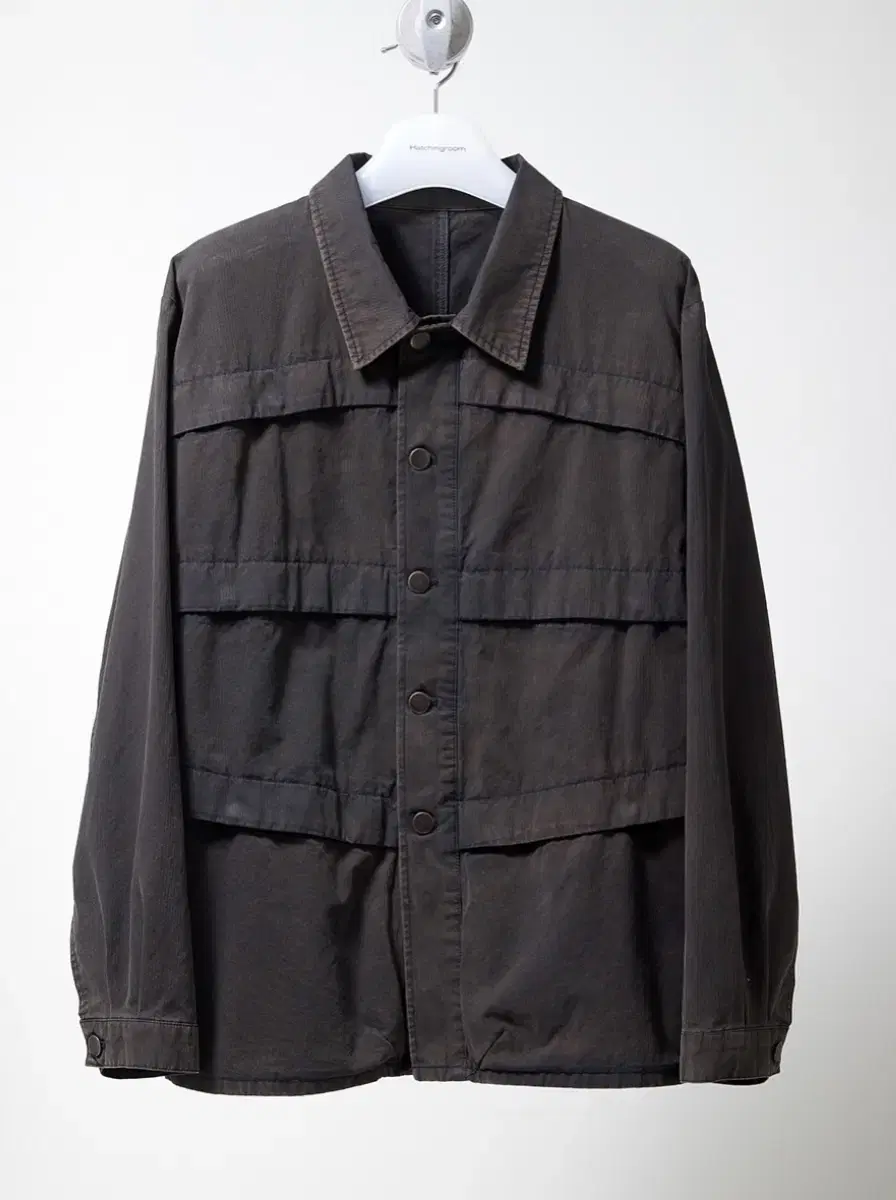 [New]Hatching Room 6P Work Jacket Work Jacket Washed Black