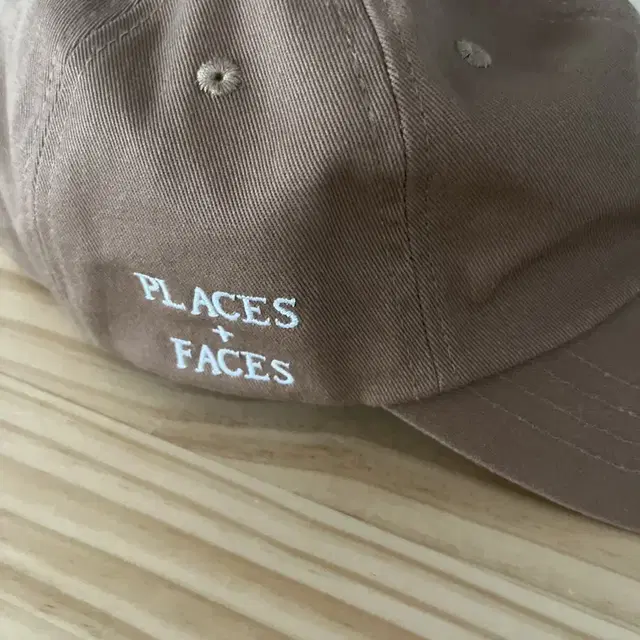 플레이시스 플러스 페이시스 Places+faces 6패널 캡 OS 브라운