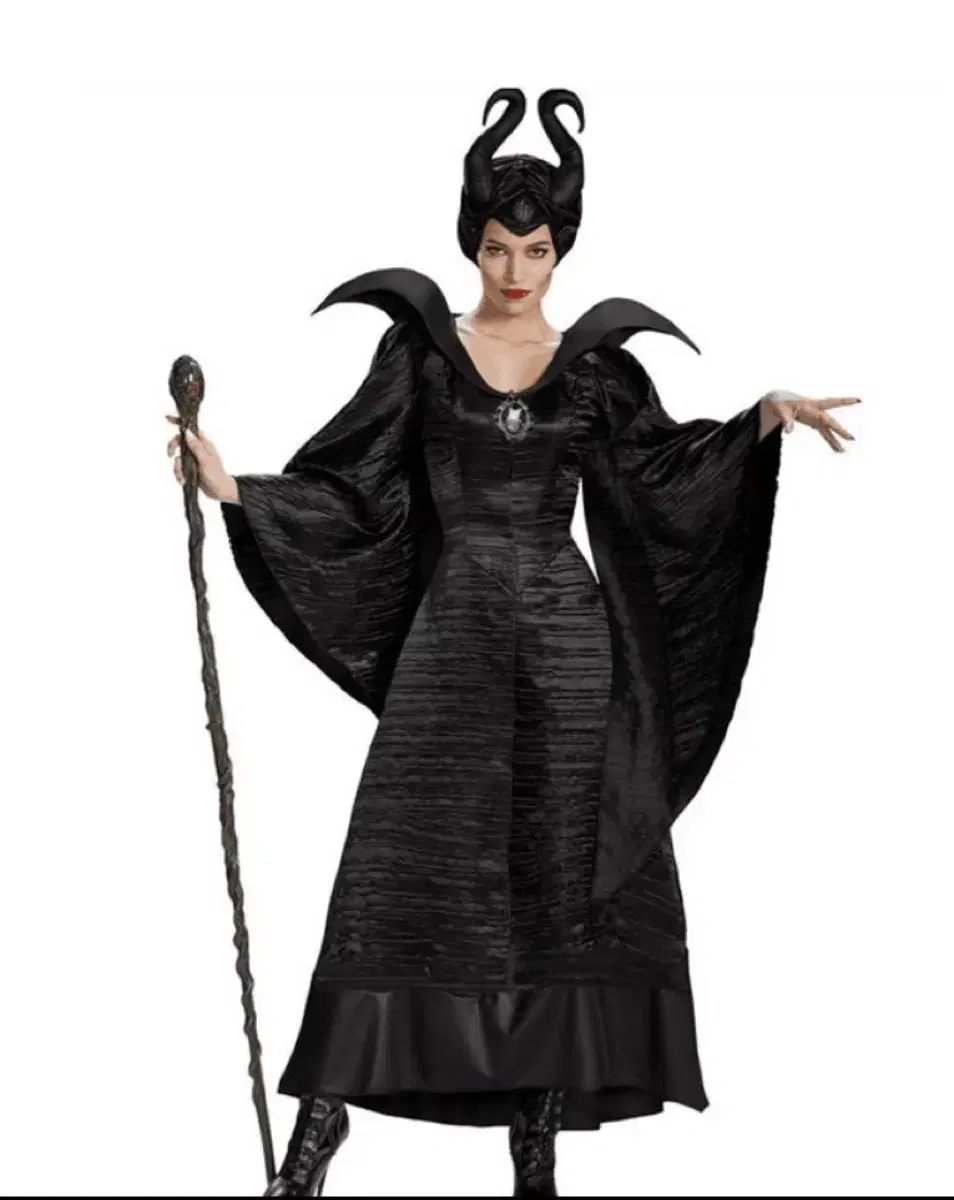 [Sold] Maleficent Halloween Senior Photo Cosplay