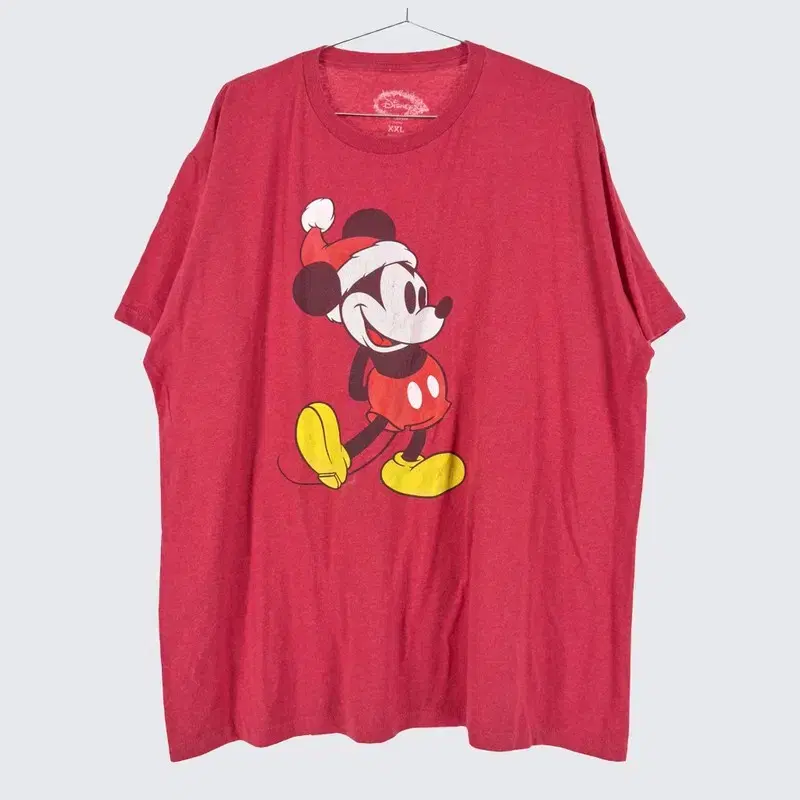 [Disney] Cotton Poly Mickey Mouse Short Sleeve T-Shirt (Men 110) A20583