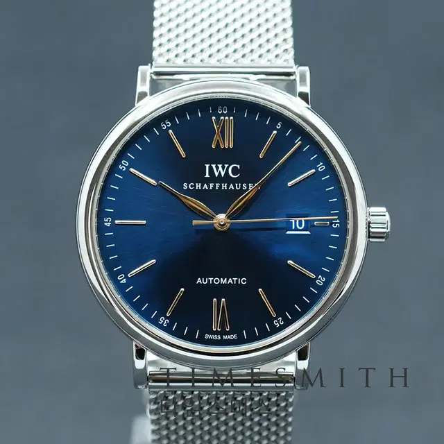 [IWC] 포르토피노 40 오토매틱 블루 IW356523