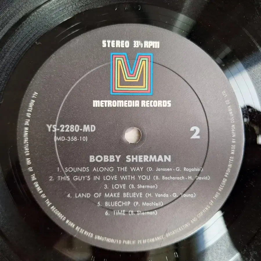 수입반/Bobby Sherman LP