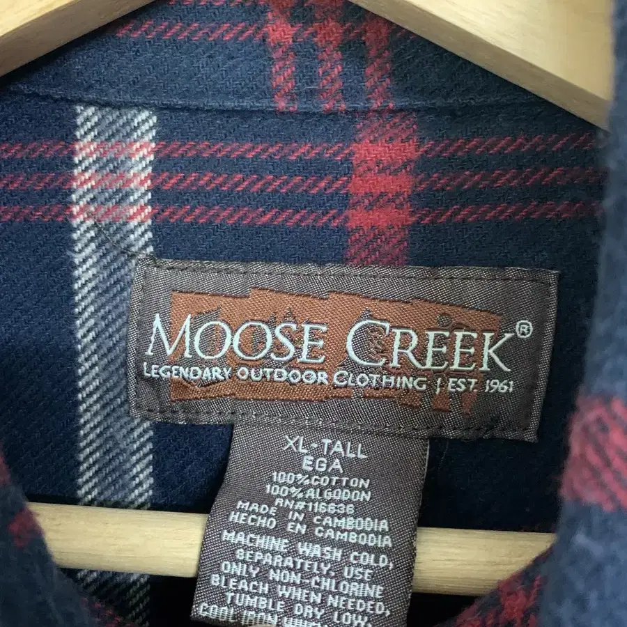 [XL]USA moose creek 빈티지 헤비웨잇 플란넬 셔츠