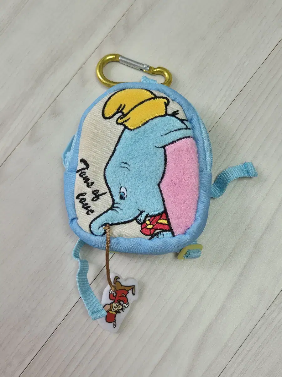 Disney Baby Elephant Dumbo Timothy doll Bag Costume Keyring