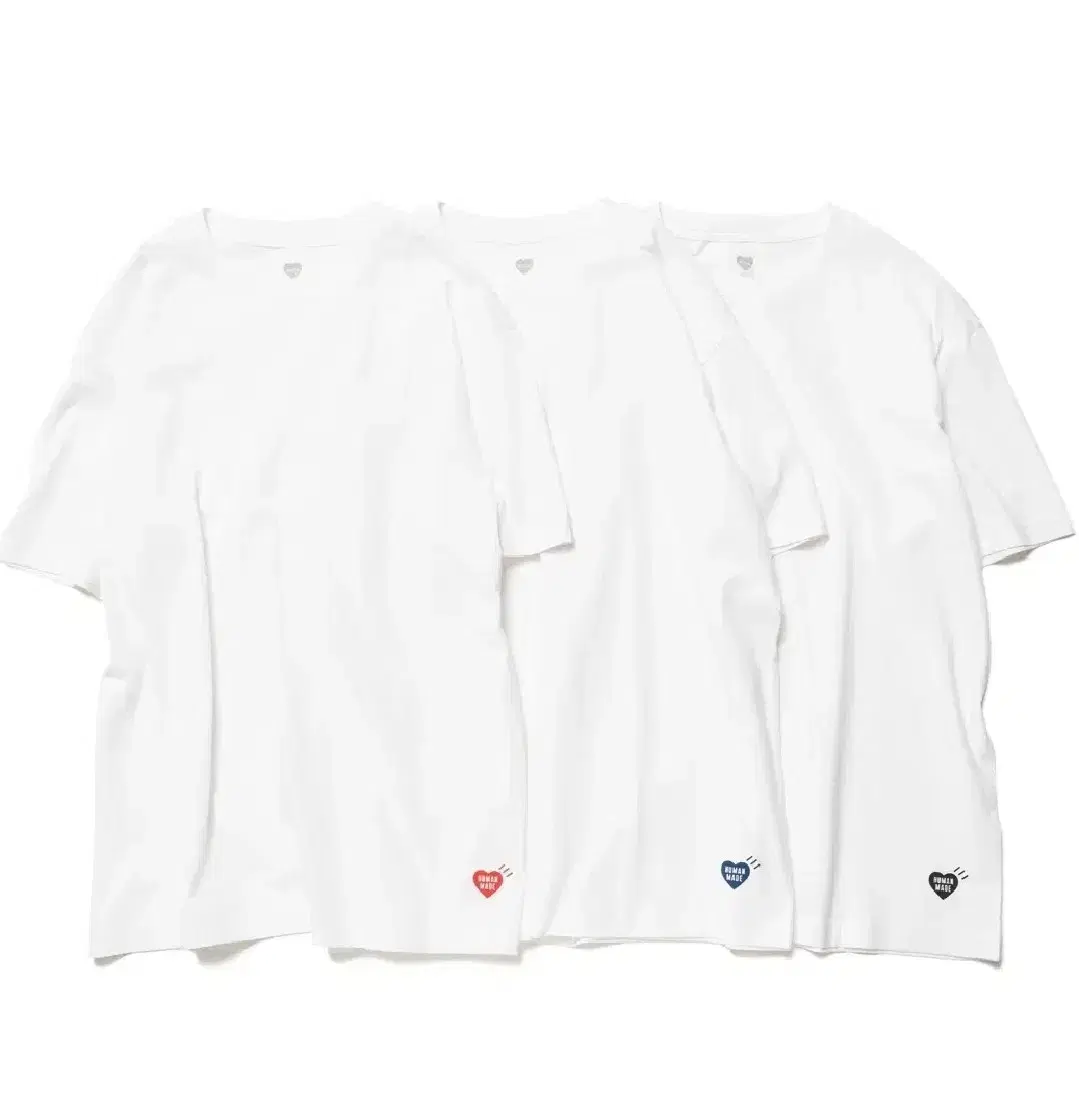 미개봉 휴먼메이드 3pack 티셔츠 M/L/XL 블랙