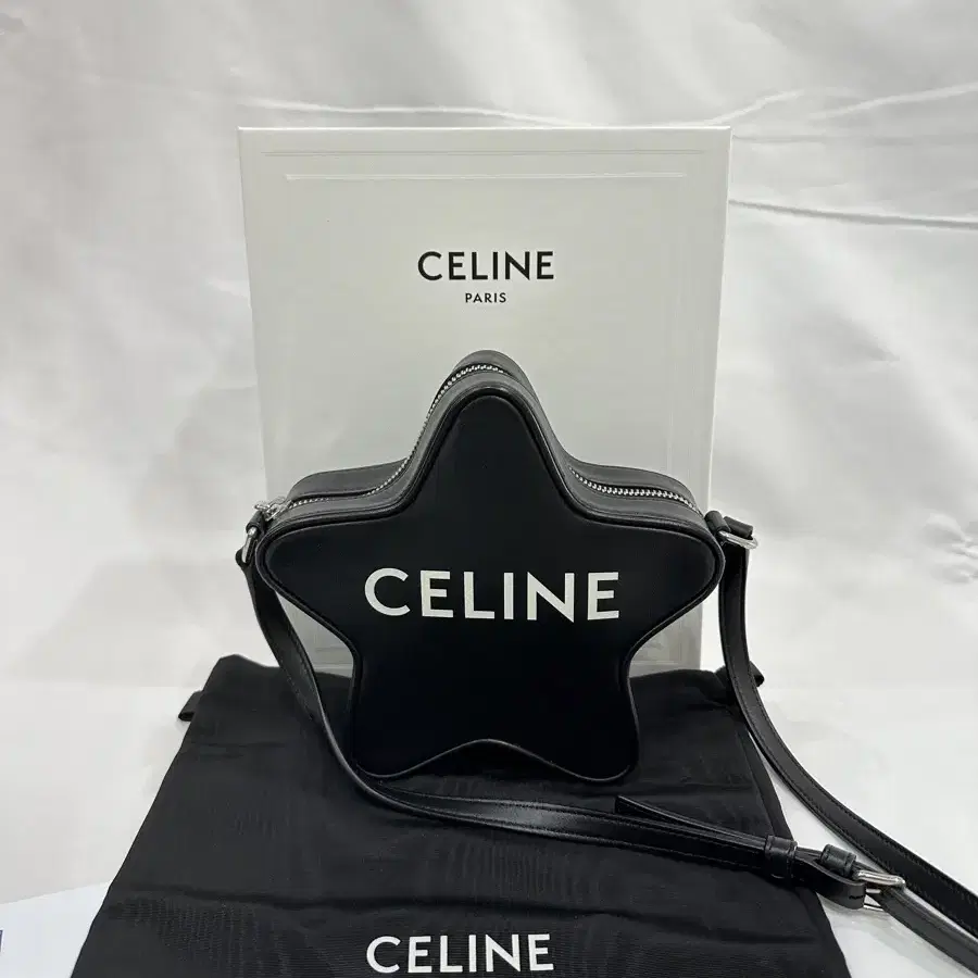 [S] Celine 셀린느 여성 프린트 스몰 에또왈 별 스타 크로스백