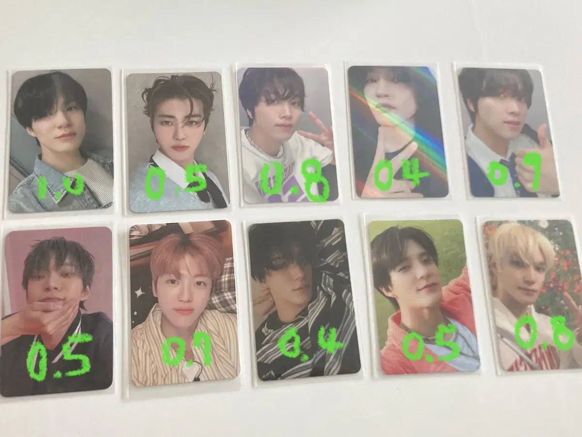 nct dream nct 127 unreleased photocard jeno jaemin doyoung haechan