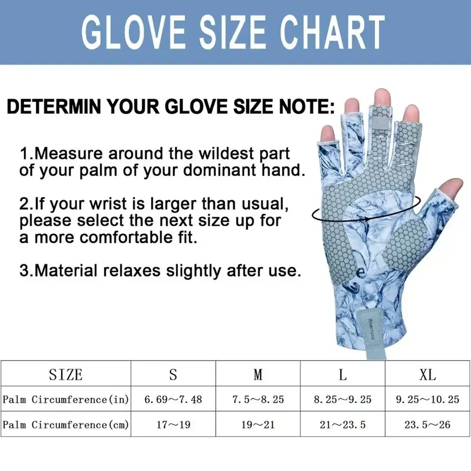 남성 여성 미끄럼방지 낚시 장갑 글러브 의류