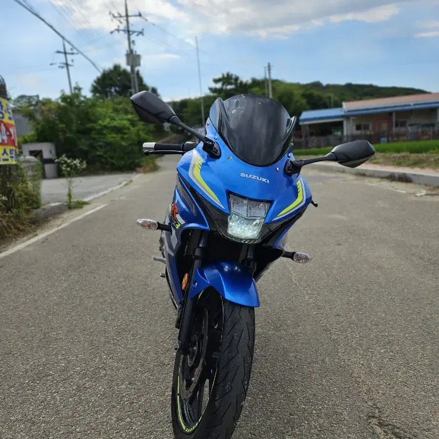 스즈끼gsxr125  18년식 265만원 요시무라정품 풀배기 구변