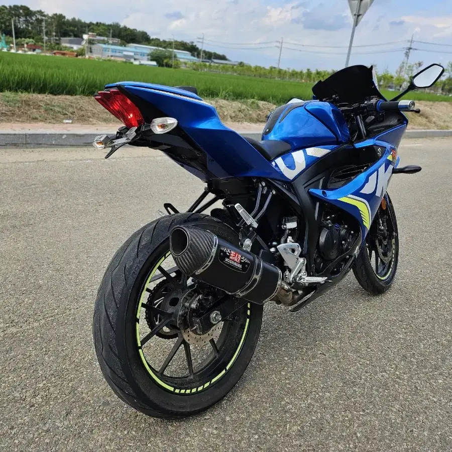 스즈끼gsxr125  18년식 265만원 요시무라정품 풀배기 구변