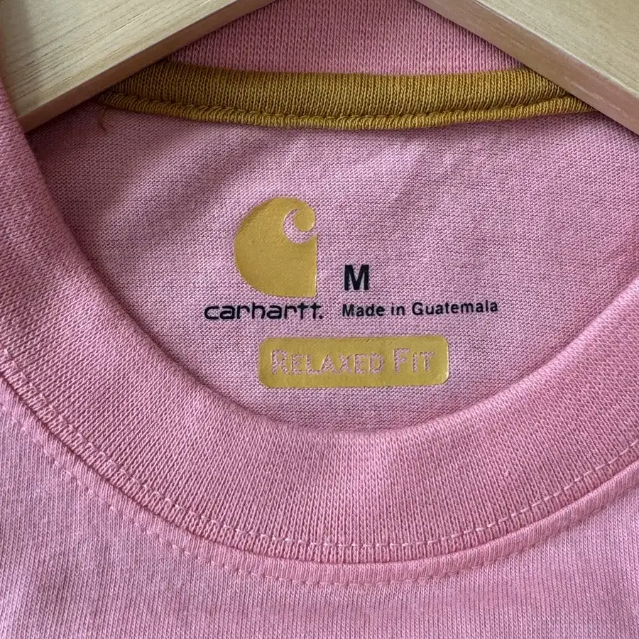 [0189] Carhartt 칼하트 코랄핑크 반팔티 M