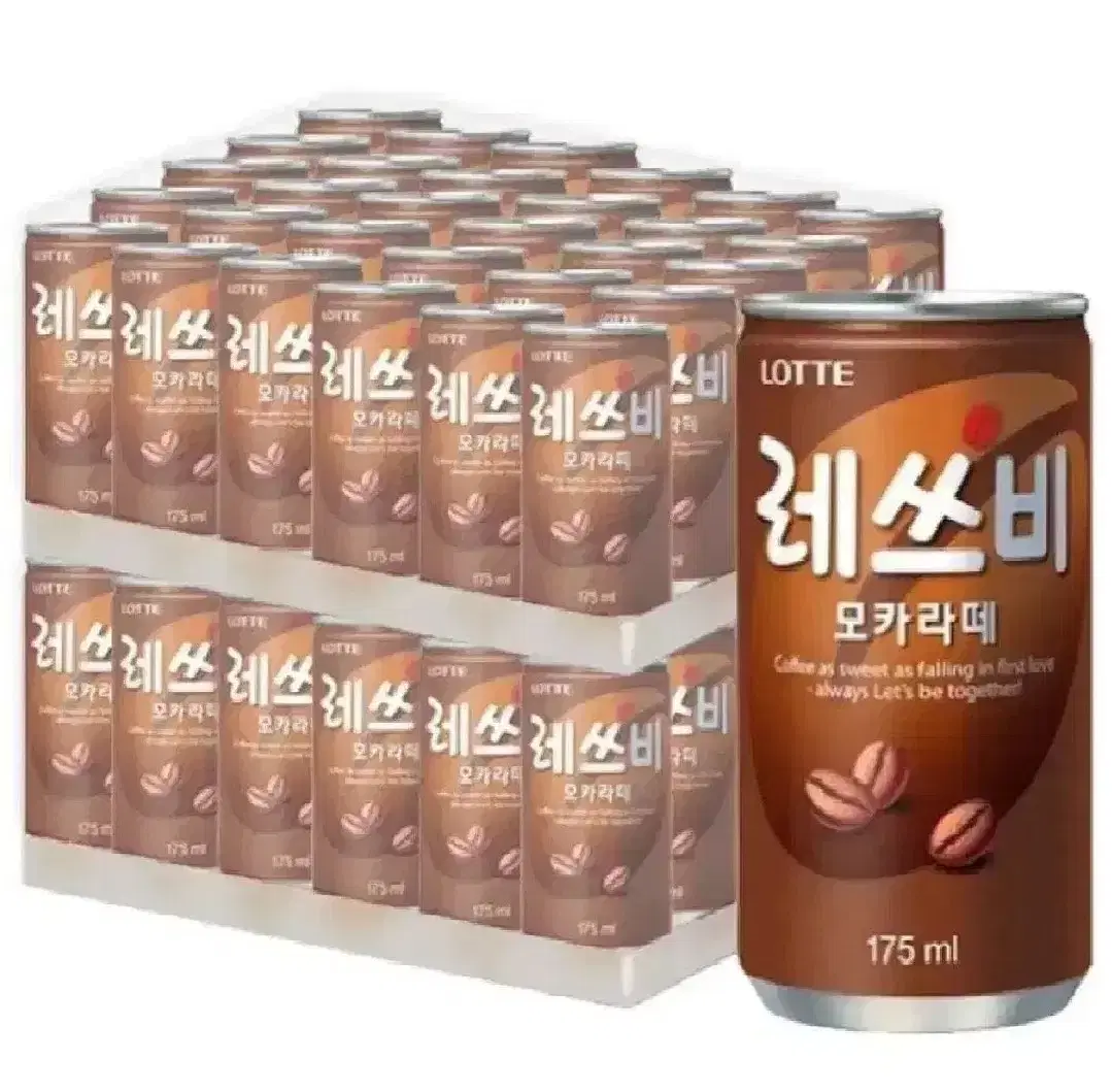 레쓰비 모카라떼 캔커피 175ml 60개