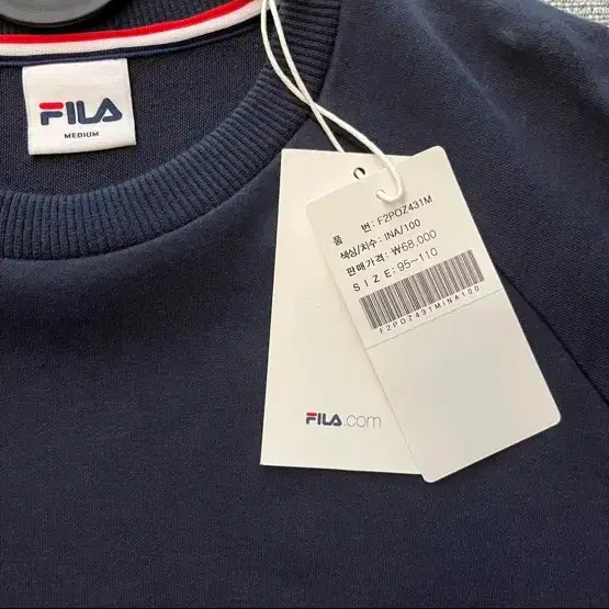 FILA 휠라 남성 반팔티 새상품!!