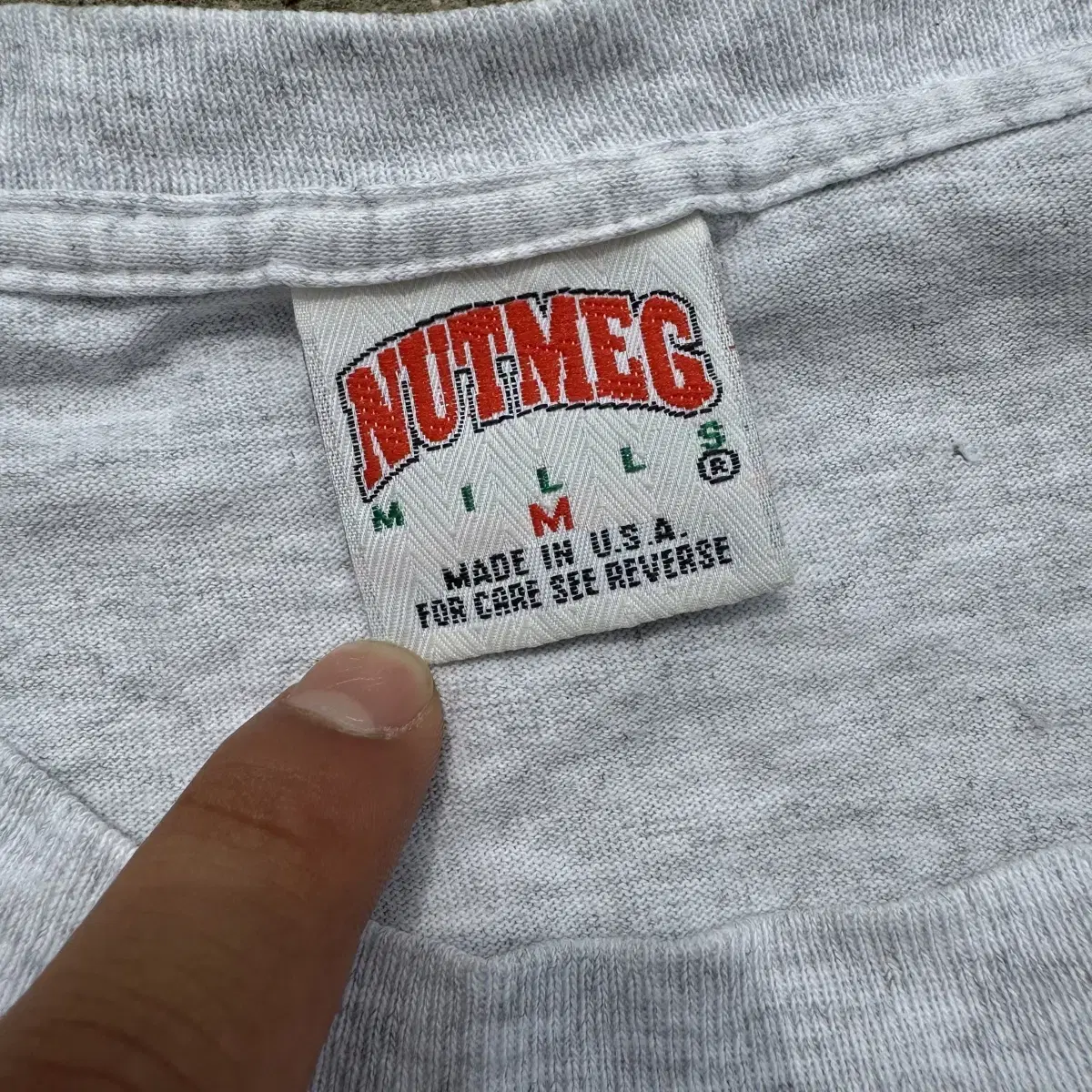 [M] 90s Nutmeg 시카고불스 93 월드챔피온 반팔티