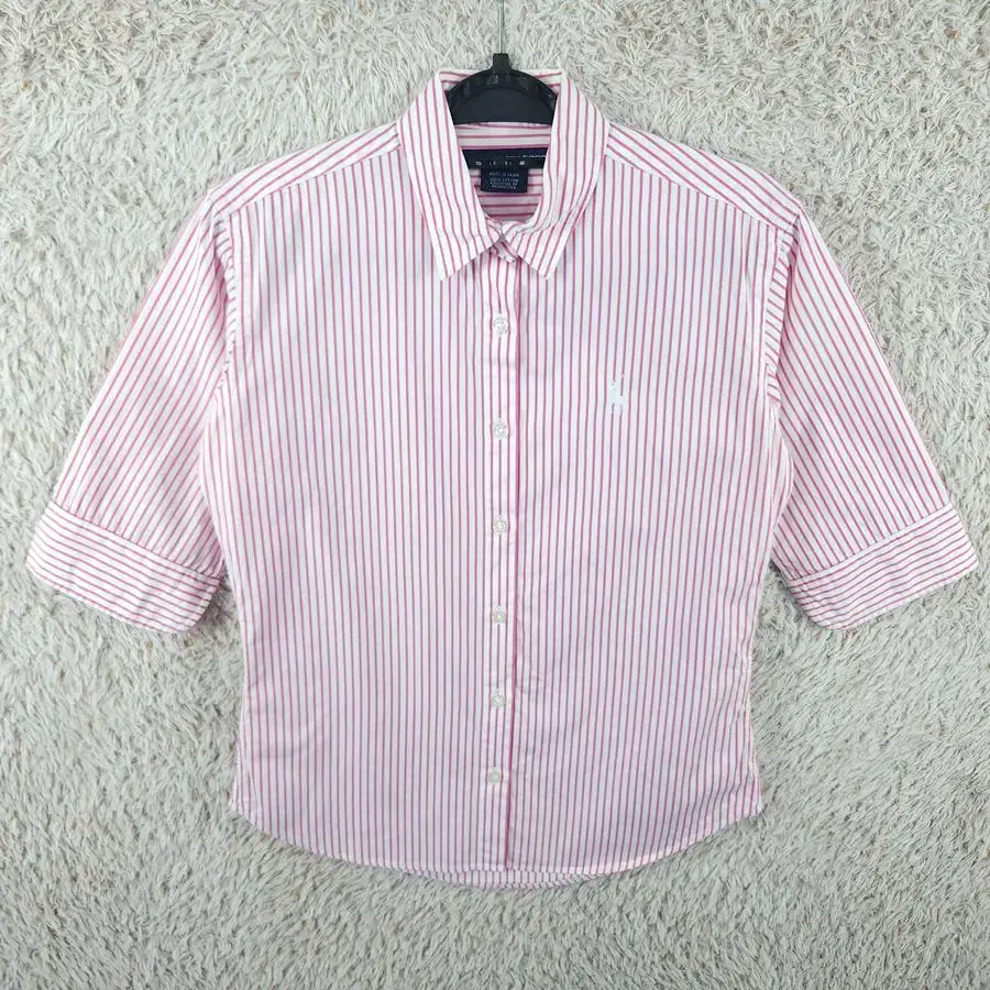 [WOMEN6]Polo Ralph Lauren Pink Stripe Shirt[Y45-218]/Lady Bloo