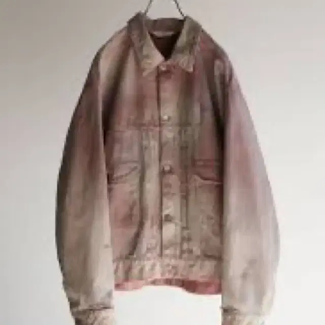 Ancellm pink denim jacket