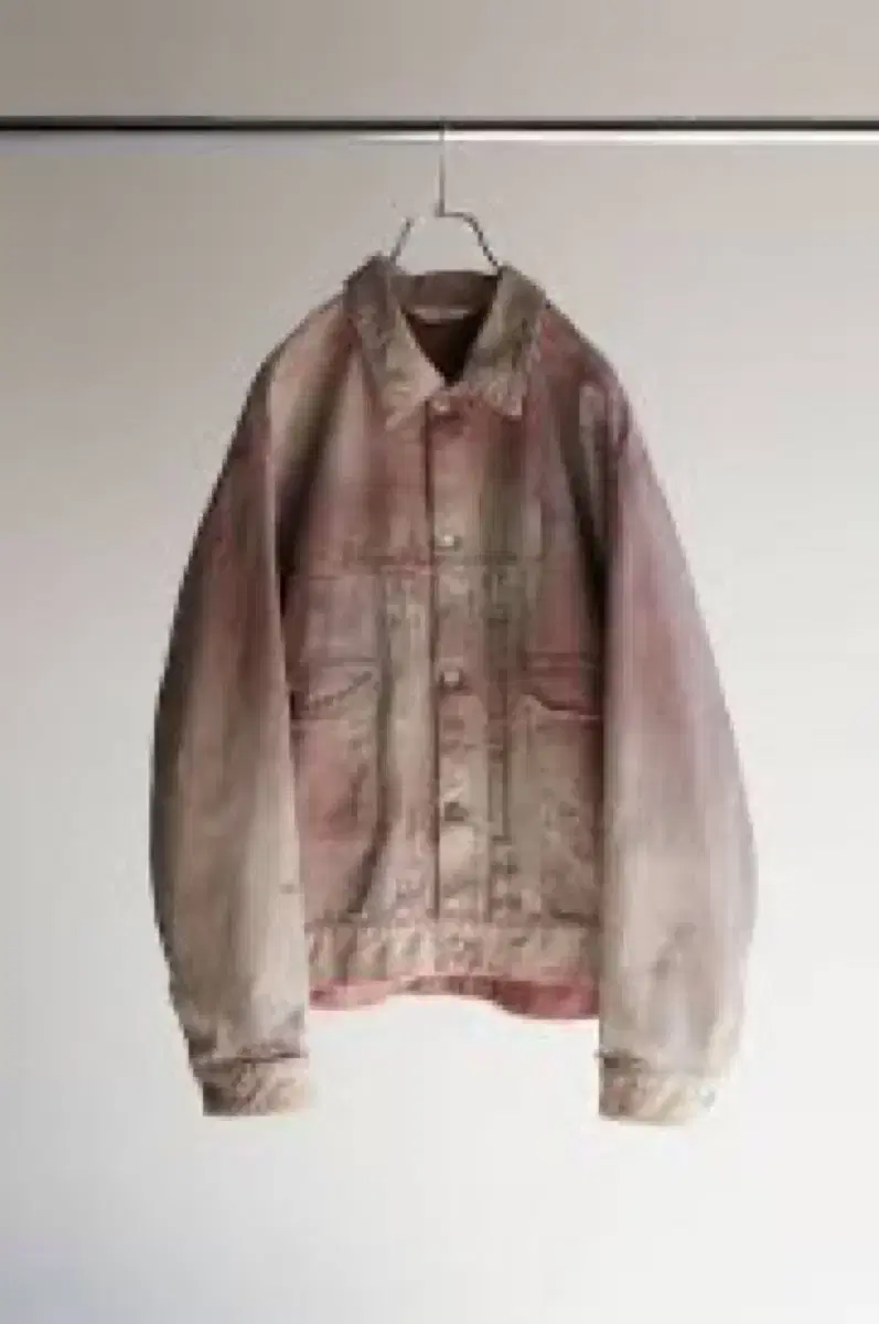 Ancellm pink denim jacket