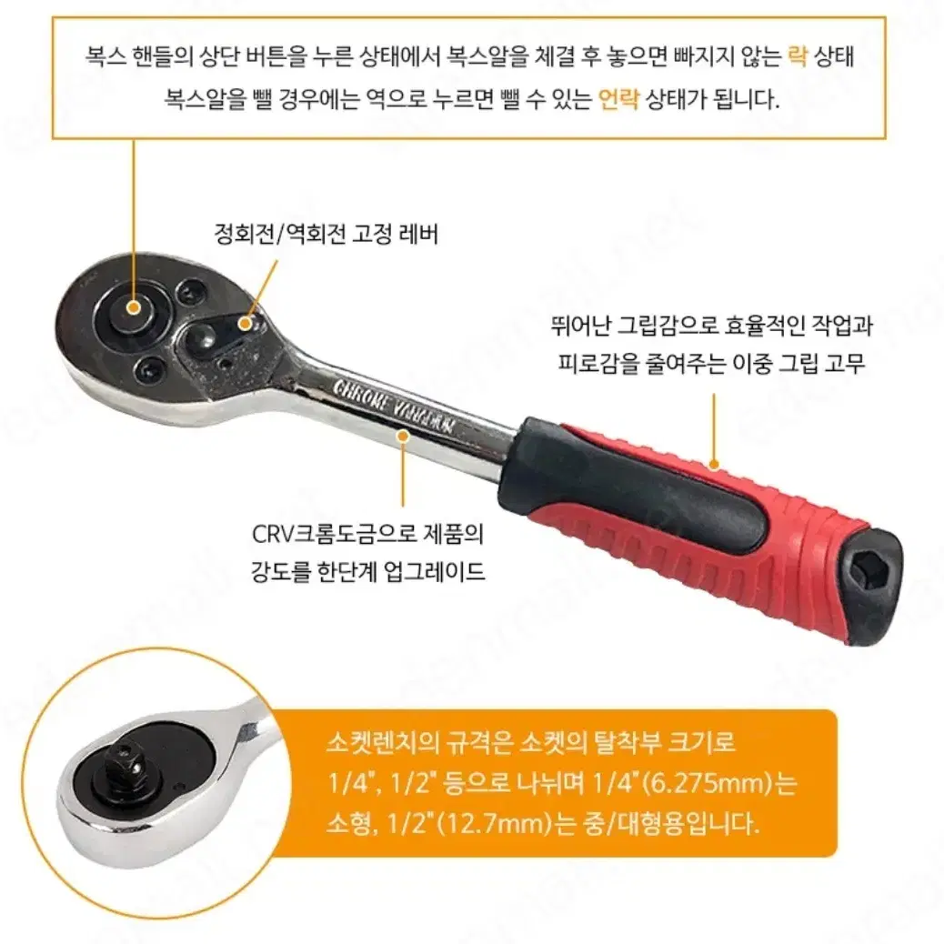 46pcs 모든공구가 한곳에 가정의 필수품